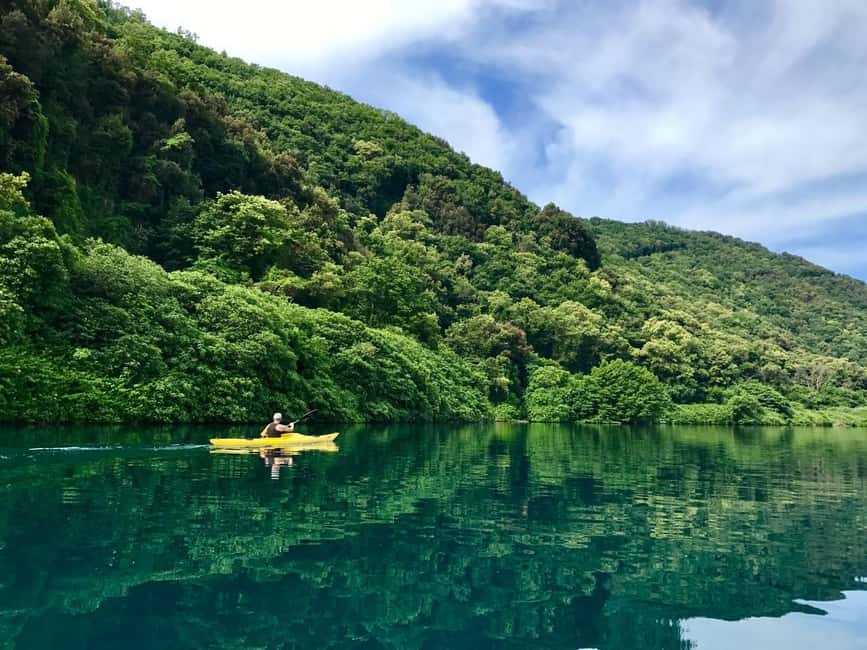 Rome: Popes' Lake, Kayak Tour with Swimming & Roman Pizza - Rome to Lake Albano: getting out fast, not complicated