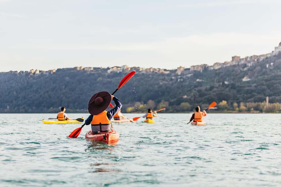 Rome: Popes' Lake, Kayak Tour with Swimming & Roman Pizza - The guide experience: why names keep coming up