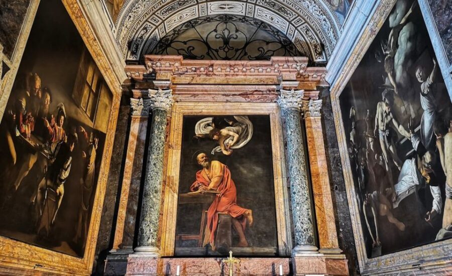 Rome: Private Caravaggio Tour - The Palace of the Propaganda of the Faith: power shows up in the art