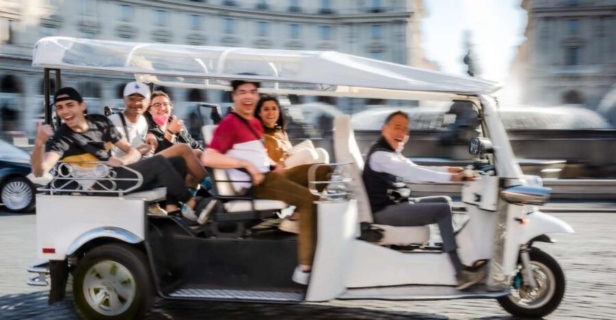 Rome: Private City Tour by Electric Tuk Tuk - The Big Start: Colosseum Area Without the Endurance Tax