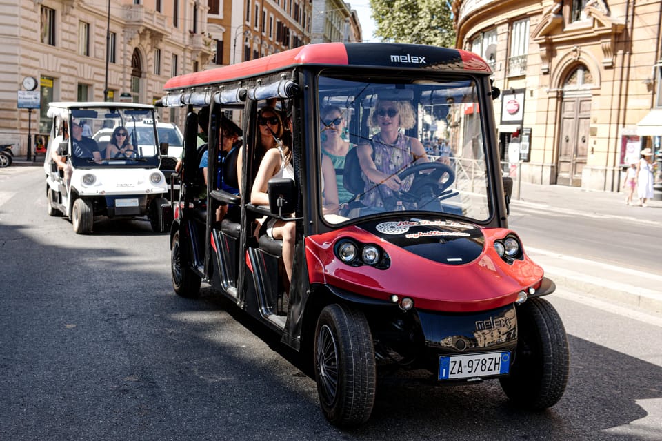 Rome: Private Customizable 3-Hour Golf Cart City Tour - Pantheon: walking in makes the day feel real