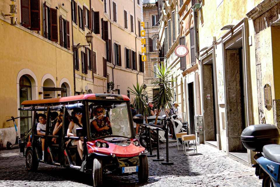 Rome: Private Customizable 3-Hour Golf Cart City Tour - Spanish Steps and Baroque Rome: why the cart helps your brain