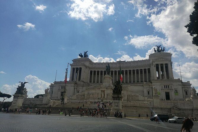 Rome Private Driving Tour 6 hours - Entering the Colosseum area: Colosseum, Roman Forum, and Capitoline Hill
