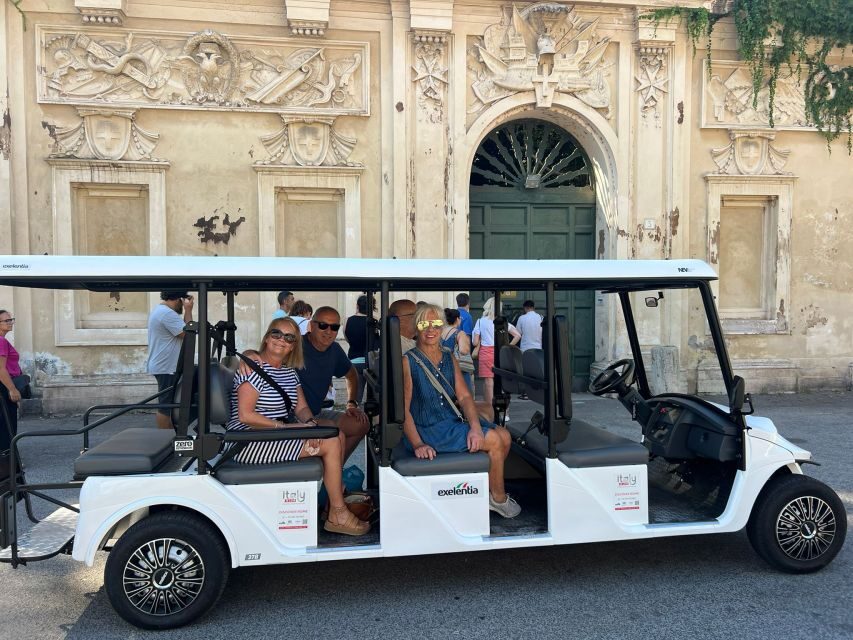 Rome: Private Golf Cart City Highlights Tour - Piazza di Spagna and Trevi Fountain: Short Walks, Guided Moments