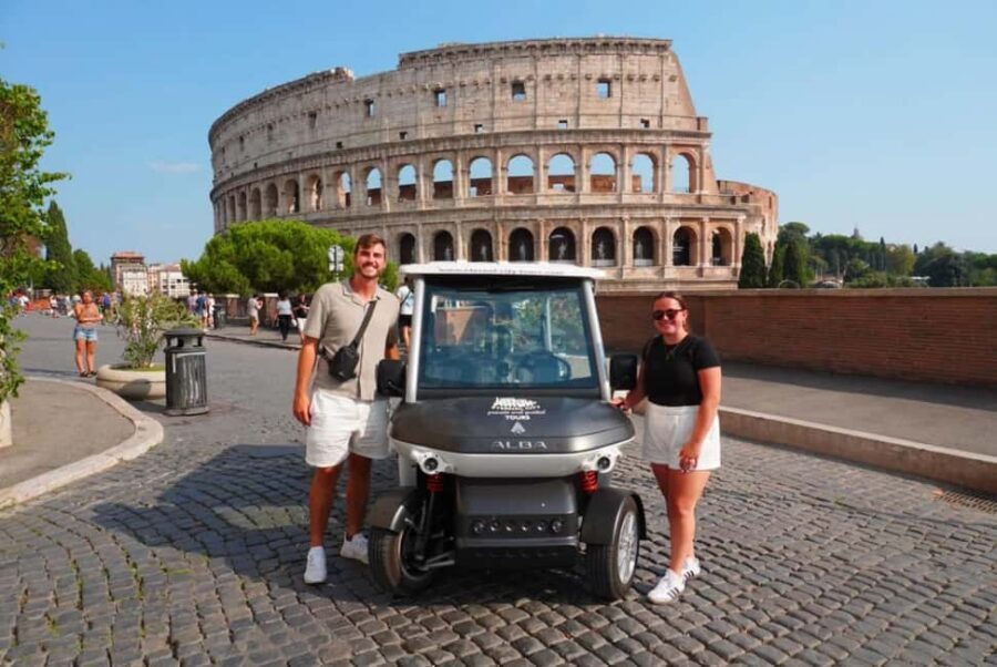 Rome: Private Golf Cart Tour with Artisanal Gelato Tasting - Key things to know before you go