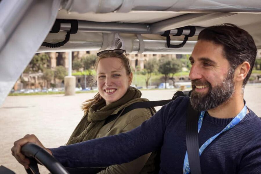 Rome: Private Golf Cart Tour with Driver - Church of Santa Cecilia and Fontana dell’Acqua Paola: Quick Stops with Character