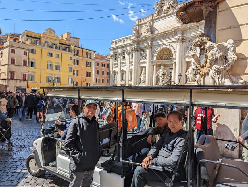 Rome: Private Golf Cart Tour with Hotel Pickup - Roman Forum Photo Stop and Campo de Fiori Street-Level Energy