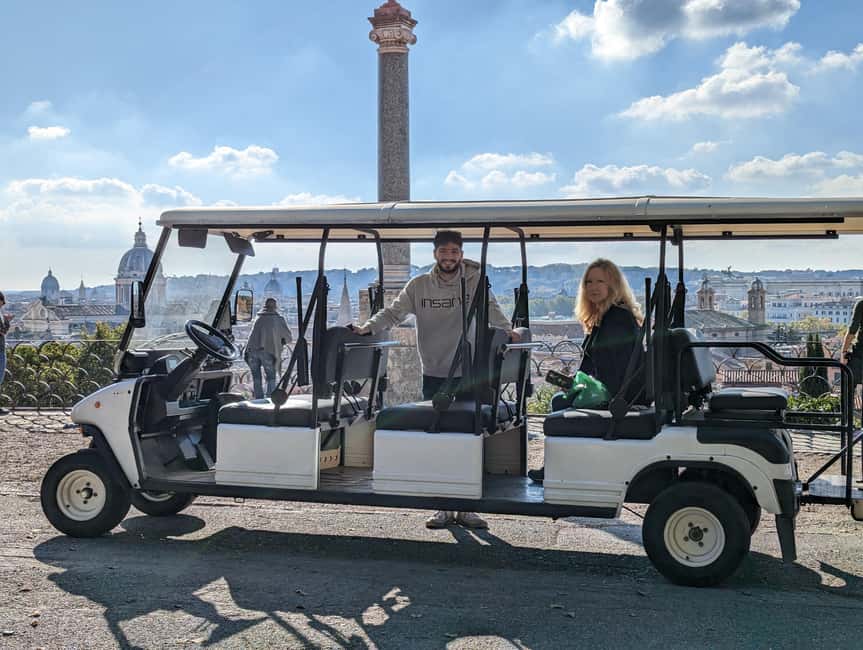 Rome: Private Golf Cart Tour with Hotel Pickup - The Spanish Steps: Guided Stops Where People Actually Move