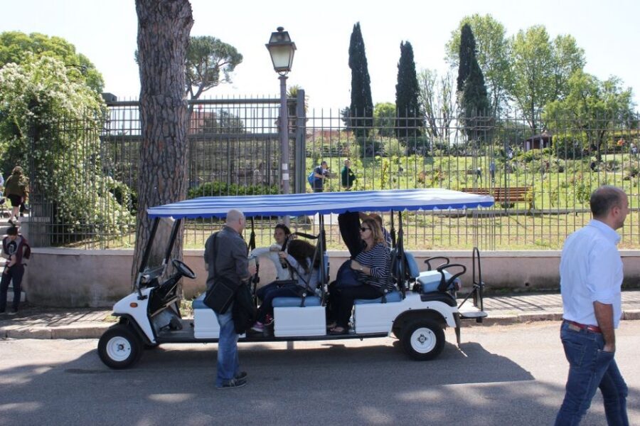Rome: Private Guided City Highlights Tour by Golf Cart - Celio Hill and Villa Celimontana: quieter Rome with big payoffs