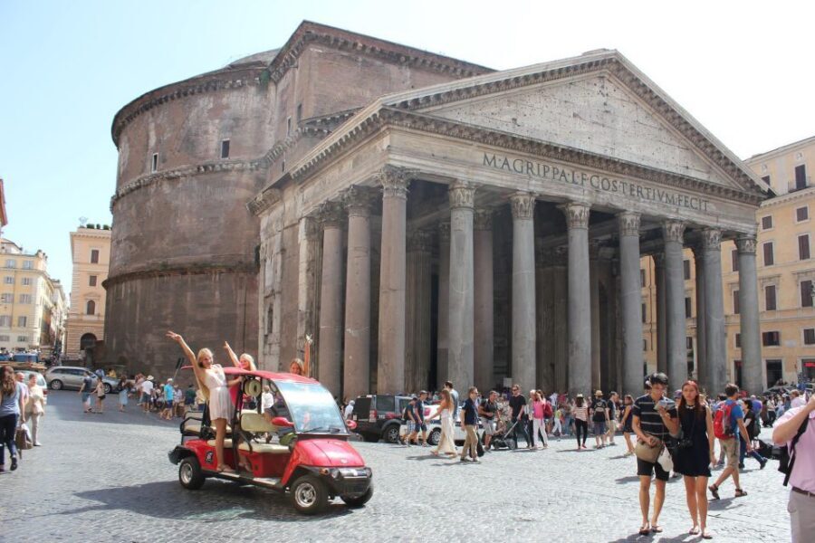 Rome: Private Guided City Highlights Tour by Golf Cart - Aventine Hill: the Knights of Malta, rose gardens, and that orange grove smell