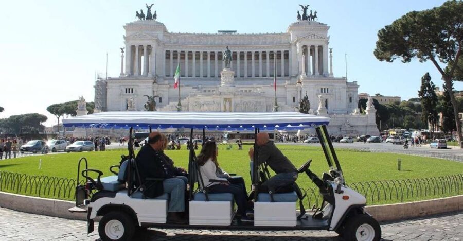 Rome: Private Guided City Highlights Tour by Golf Cart - Piazza del Popolo to Trevi Fountain: a fast start that gets you oriented