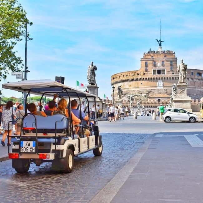 Rome: Private Guided Golf Cart Tour with Gelato or Wine - Starting at Piazza della Repubblica: finding the meeting point