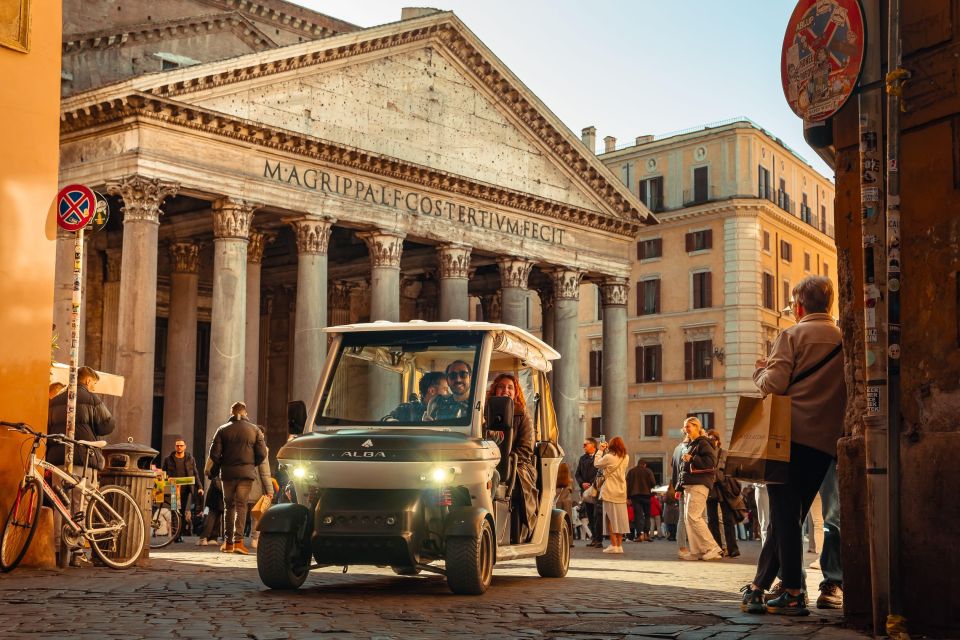 Rome: Private Highlights Tour by Golf Cart - What’s included (and what you’ll still need to plan)