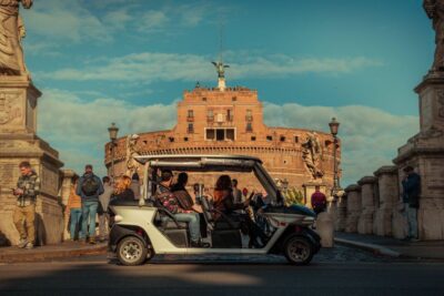 Rome: Private Highlights Tour by Golf Cart - The route starts with an easy, central pickup