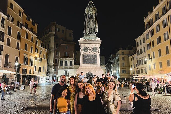 Rome: Private Night Ghost Walking Tour - Piazza Farnese and Via del Mascherone: elite parties meet crime-stopping symbols