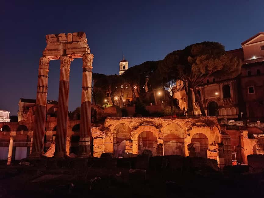 Rome: Private Night Golf Cart Tour - Via Giulia after dark: classic streets, quick orientation