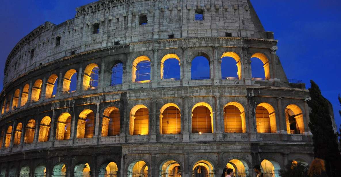 Rome: Private Night Walking Tour - The Colosseum and the Roman Forum exteriors: the empire starts here