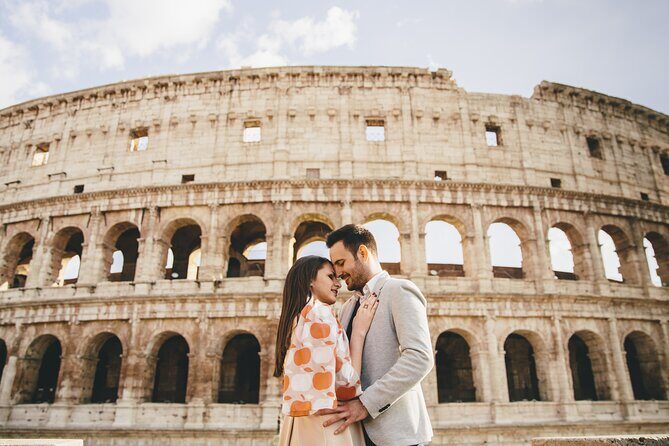 Rome: Private Photo Shoot at The Colosseum - Outside the Colosseum: iconic shapes, no time wasted