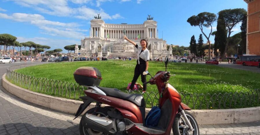 🛵 Rome: Private Scooter Guided Tour, Day - Night Ride💘🛵 - How the day-to-night scooter tour works in 3 hours