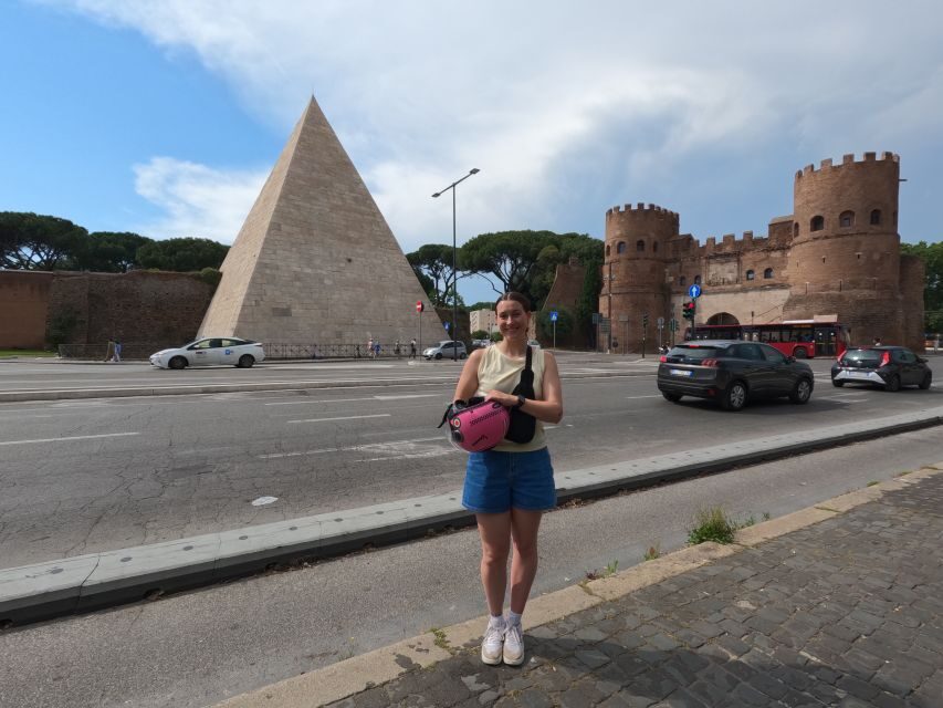 🛵 Rome: Private Scooter Guided Tour, Day - Night Ride💘🛵 - Vatican City viewpoints: seeing St. Peter’s area without the interior grind