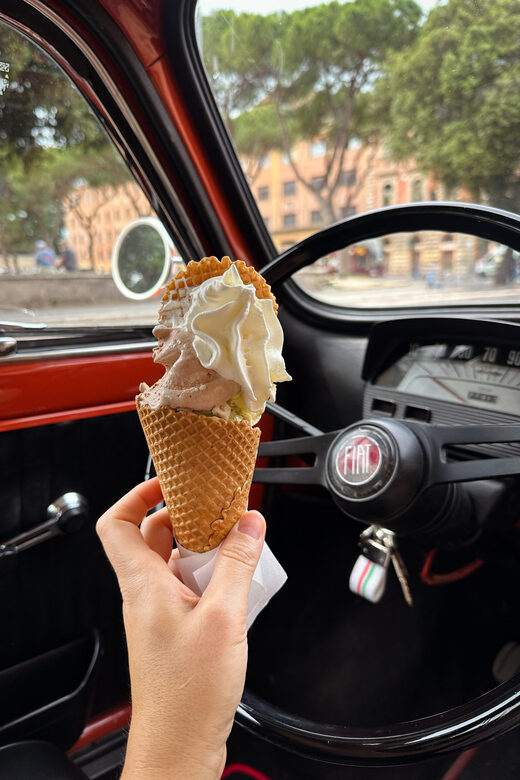 Rome Private Tour and Photo in a Vintage Fiat 500 - Entering Rome From an Iconic Fiat 500