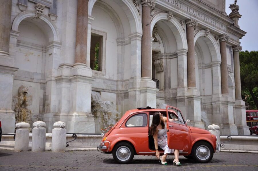 Rome Private Tour and Photo in a Vintage Fiat 500 - Fontana dell’Acqua Paola: One of Rome’s Best Pause Points