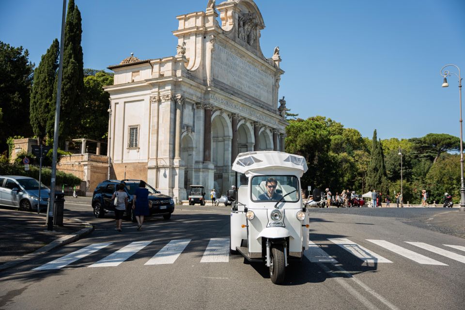 Rome: Private Tuk Tuk Tour with Hotel Pickup and Prosecco - Key takeaways before you book
