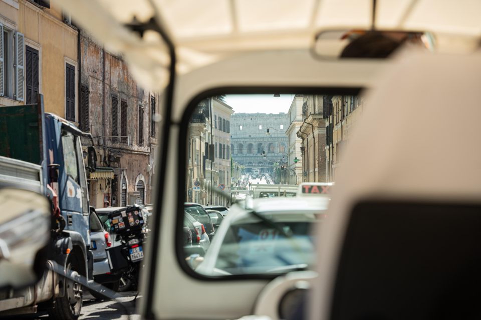 Rome: Private Tuk Tuk Tour with Hotel Pickup and Prosecco - Private electric tuk tuk in Rome: why it feels efficient