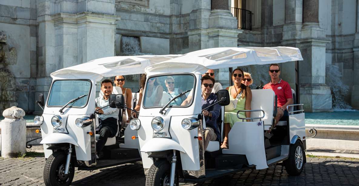 Rome: Private Tuk Tuk Tour with Hotel Pickup and Prosecco - The 3-hour loop: the smart way to hit Rome’s top zones
