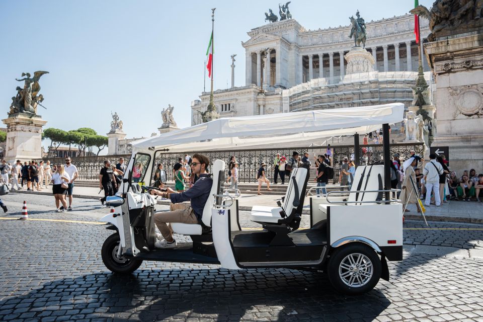 Rome: Private Tuk Tuk Tour with Hotel Pickup and Prosecco - Janiculum Hill and the Prosecco view moment