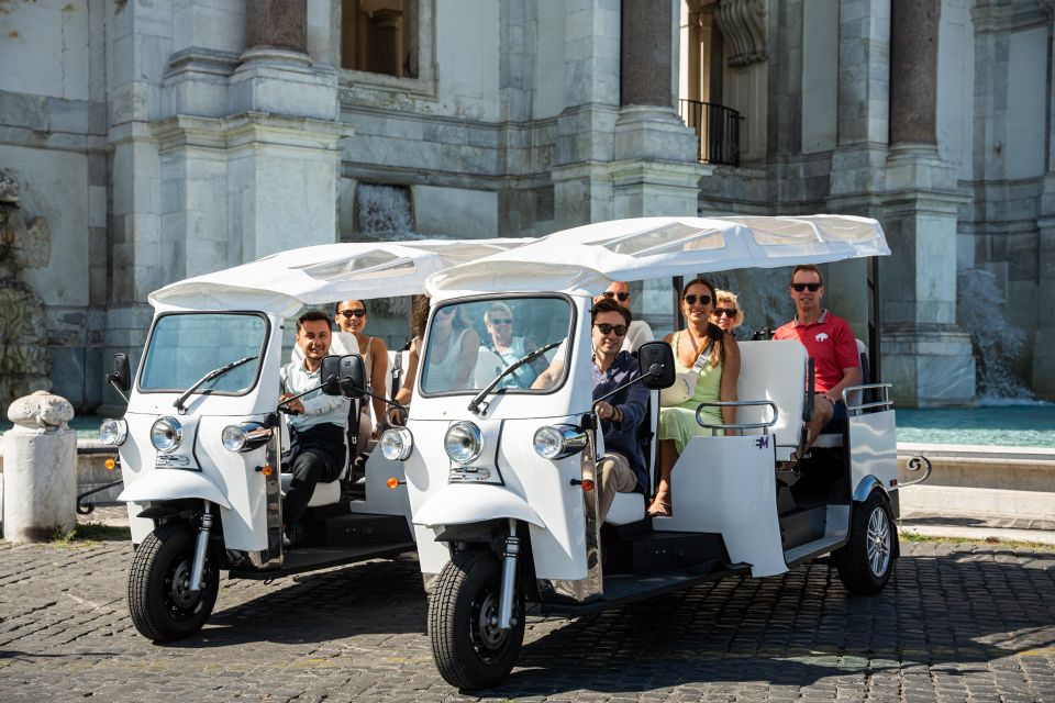 Rome: Private Tuk Tuk Tour with Hotel Pickup and Prosecco - Hotel pickup and the route start: how to avoid the first-day headache