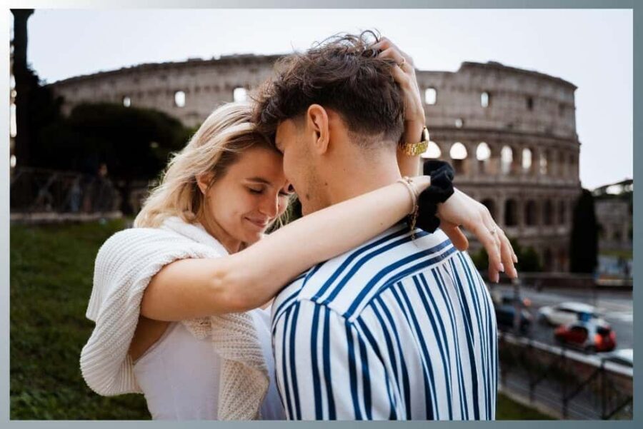 Rome: Romantic Couple Photoshoot Experience at the Colosseum - Meeting at Oppio Caffè: start calm, not chaotic