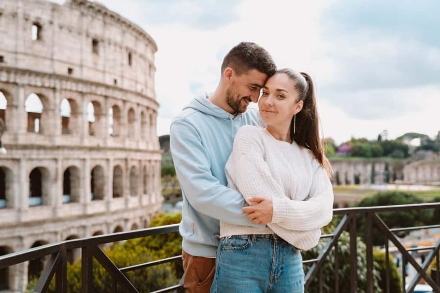 Rome: Romantic Couple Photoshoot Experience at the Colosseum - Picking your Rome backdrop: Colosseum, Trevi, Borghese, Spanish Steps, and more