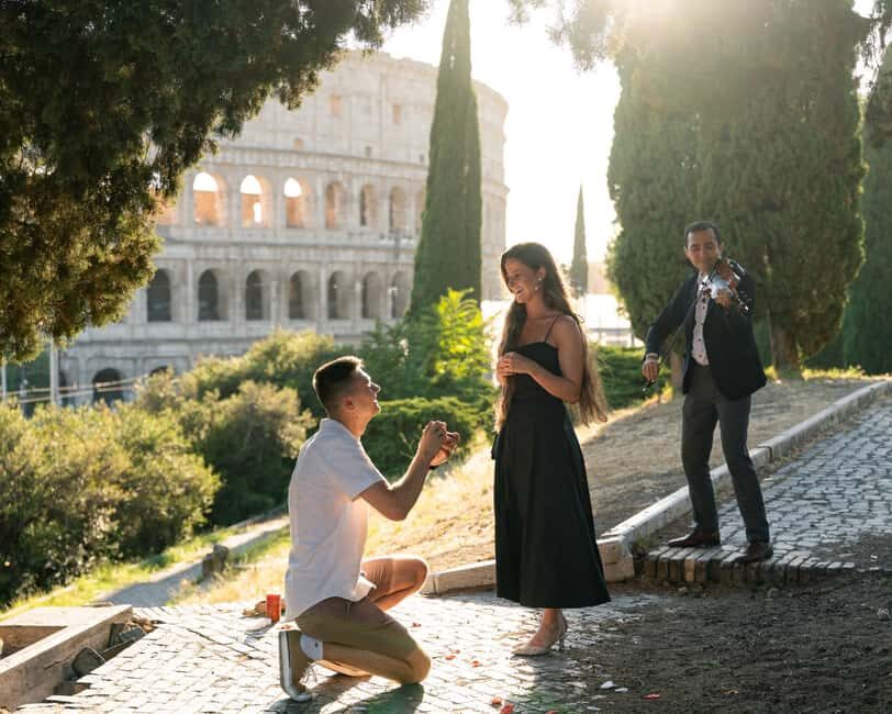 Rome: Romantic Proposal PhotoShoot - Key highlights to know before you book