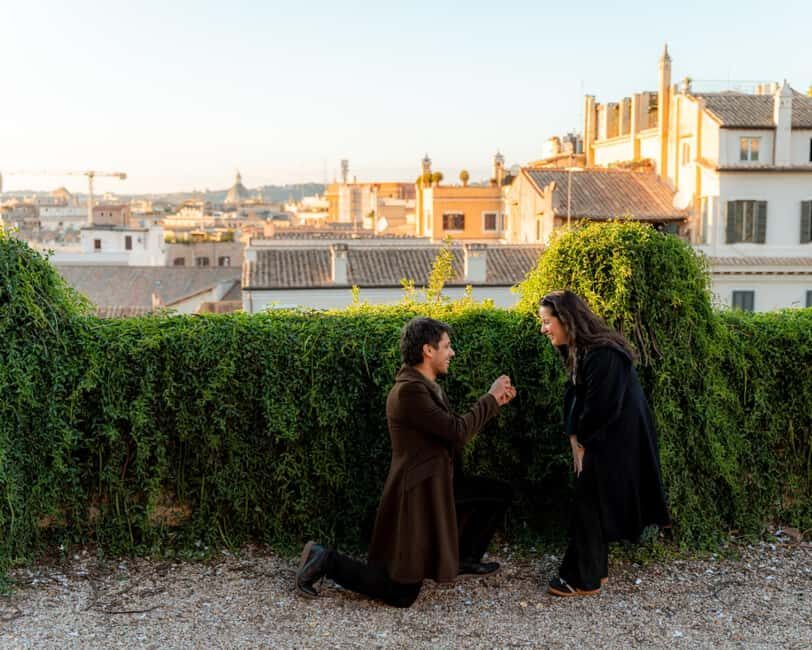 Rome: Romantic Proposal PhotoShoot - Photos and video: what you get, what you can add