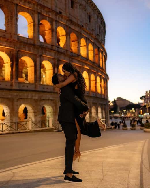 Rome: Romantic Proposal PhotoShoot - Extra add-ons: flowers and live music (if you want them)