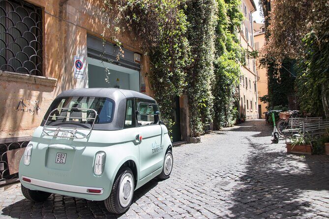 Rome: Self-Guided Tour of the City in a Fiat Topolino E-Car - Via di San Teodoro: A View Over the Roman Forum World
