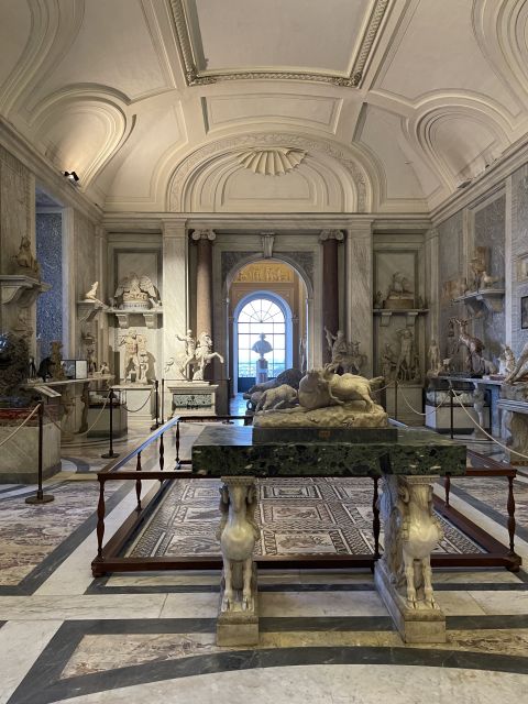 Rome: Sistine Chapel & Vatican Tour with Pre-Opening Access - Roman sculptures in the Candelabra Gallery