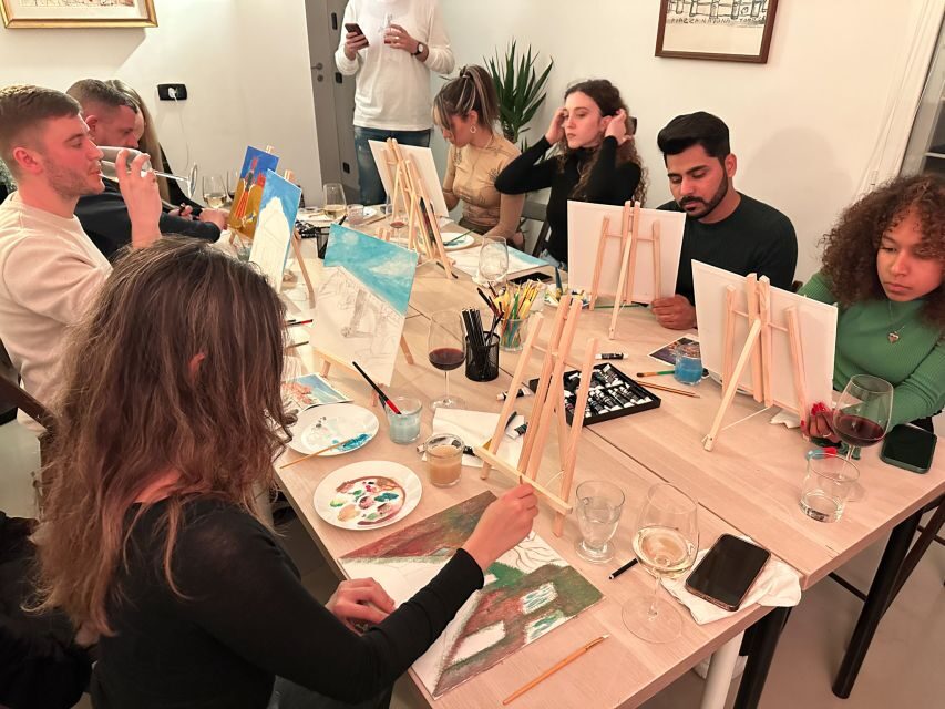 Rome: Small-Group Art Class with Wine - Practical logistics: timing, language, and what to expect on arrival