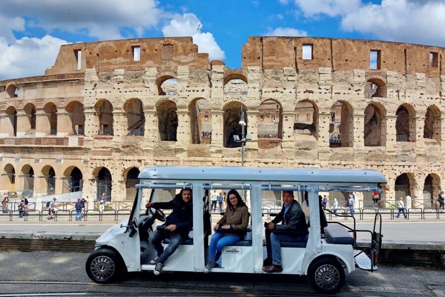 Rome: Small Group City Highlights Tour in Electric Cart - Colosseum area to Pantheon: how the route builds your mental map