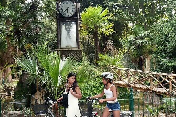 Rome Small-Group e-Bike Tour: Villa Borghese, Villa Ada & Coppedè - Stop 2: Orologio ad Acqua, the water clock fountain that runs all day