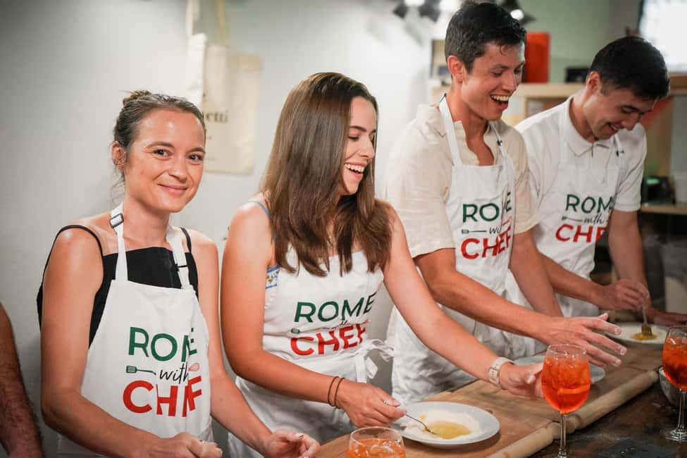 Rome: Spritz & Spaghetti Cooking Class - What You Make: Fettuccine Plus Carbonara or Cacio e Pepe
