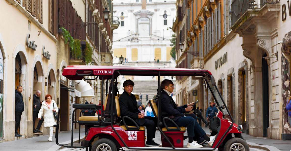 Rome: Squares and Fountains Golf Cart Tour - Trevi Fountain and Piazza Venezia: classic stops without the sprint