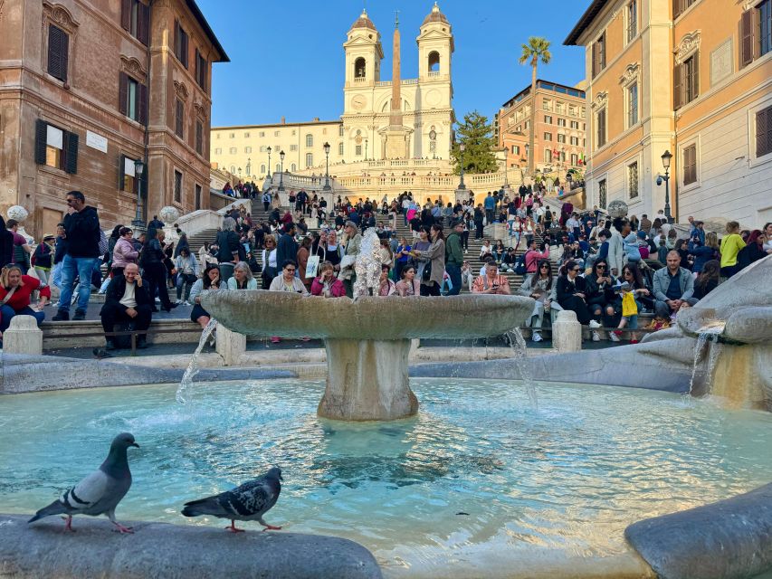 Rome Squares and Fountains Tour & River Boat Hop On Hop Off - Hidden alleys and gelato break: make the route feel like Rome