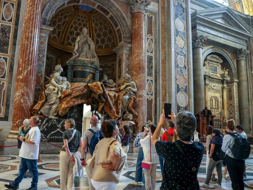 Rome: St. Peter’s Basilica, Tombs Tour & Optional Dome Climb - The Papal Tombs stop: where the stories give the building meaning