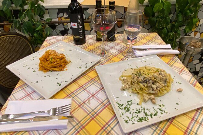 Rome - Tagliatelle Cooking Class with sit down Meal & Prosecco - Your Sit-Down Meal: Prosecco, Sodas, Water, and Coffee