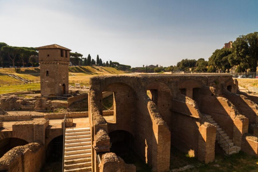 Rome: Temples, Squares & Markets Guided Walking Tour - Circus Maximus, Palatine Hill, and the Tiber Island finish