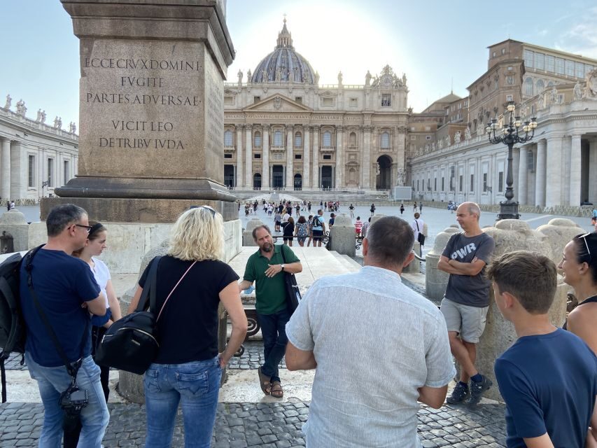 Rome: The Best of St. Peters' Basilica in German - Security Checks: What to Expect Before You Go In