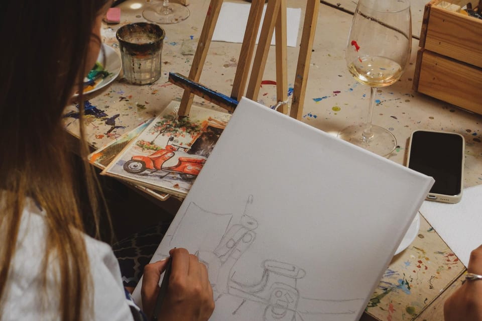 Rome: Tipsy Painting Class with Fine Wine and Arts - The 3-Hour Flow: How the Time Works (Without Feeling Rushed)