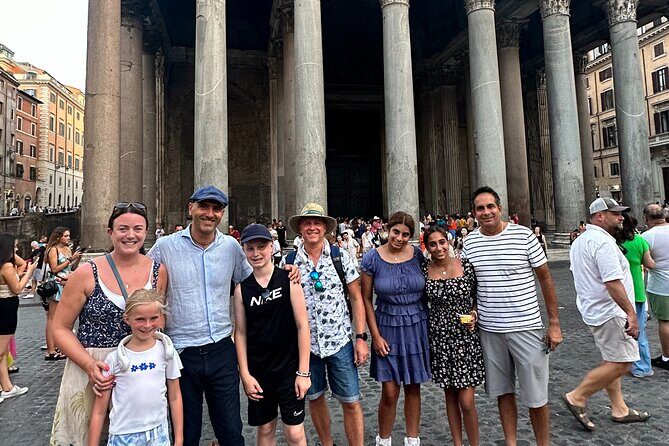Rome Tour for Kids & Families w Gelato & Pizza including Pantheon - Piazza Navona: the stadium story, the fountain wow, and church details